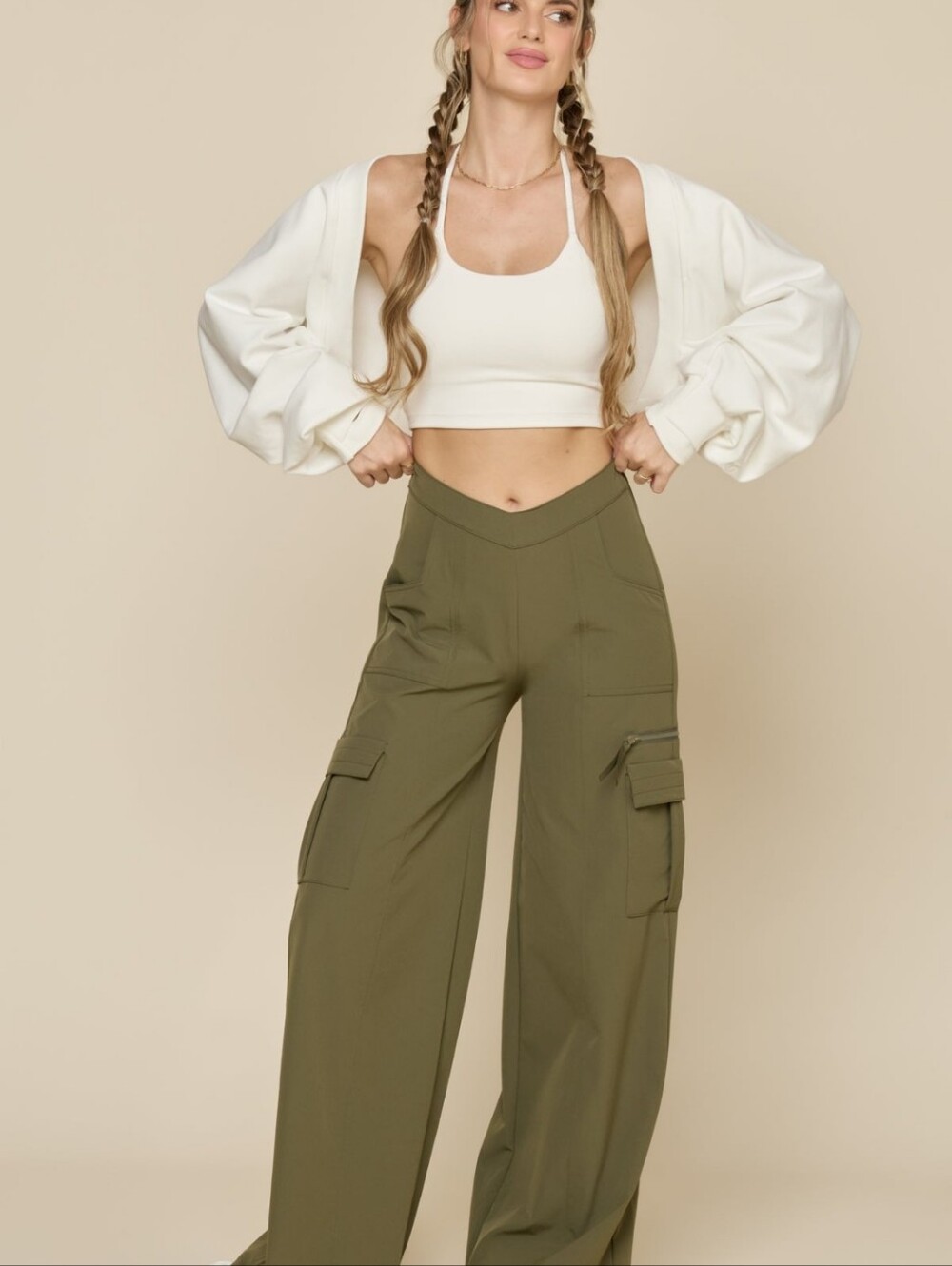 Popflex Y2K Cargo Pants - Picture 3 of 5